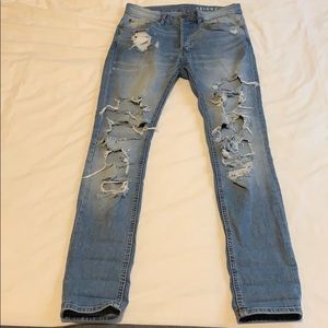 H&M Distressed Skinny Jeans